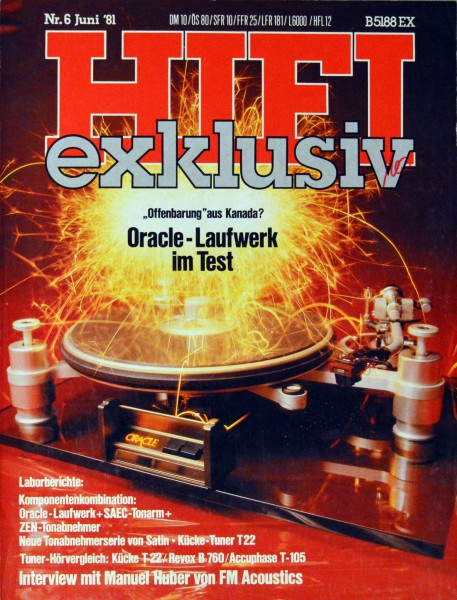 Hifi Exklusiv 6/1981 Zeitschrift