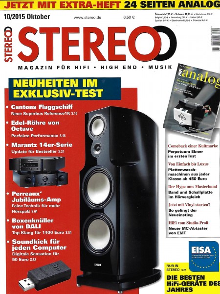 Stereo 10/2015 Zeitschrift