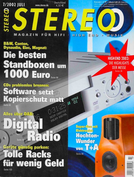 Stereo 7/2002 Zeitschrift