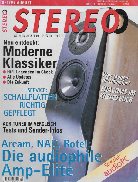 Stereo 8/1999 Zeitschrift