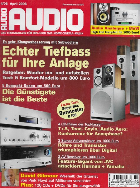 Audio 4/2006 Cover