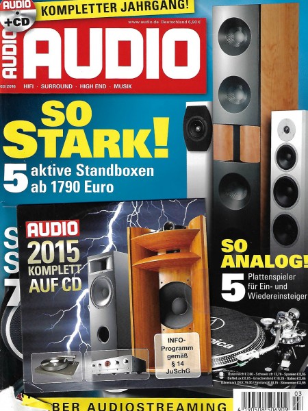 Audio 3/2016 Zeitschrift