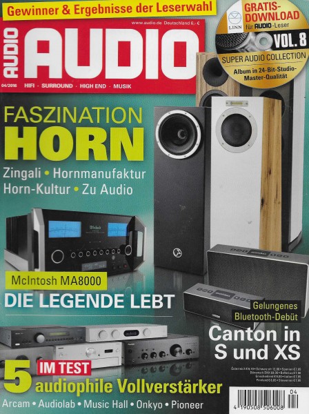 Audio 4/2016 Cover
