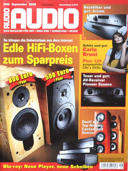 Audio 9/2008 Zeitschrift