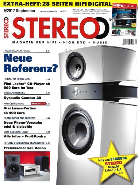 Stereo 9/2017 Zeitschrift