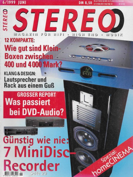 Stereo 6/1999 Zeitschrift