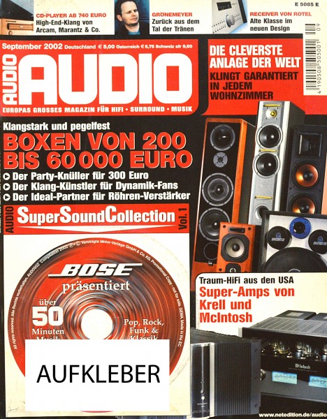 Audio 9/2002 Zeitschrift