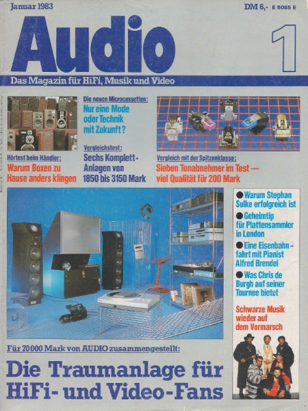 Audio 1/1983 Zeitschrift