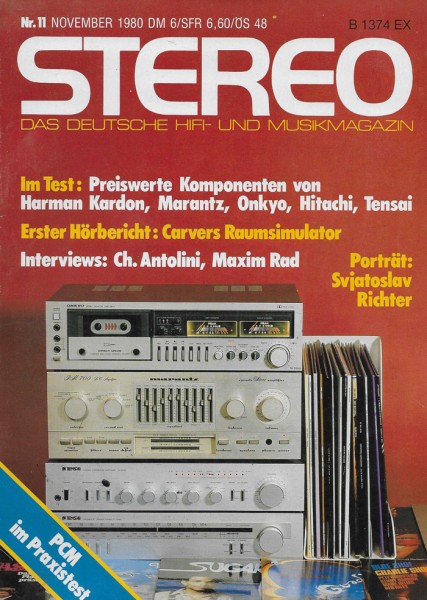 Stereo 11/1980 Zeitschrift