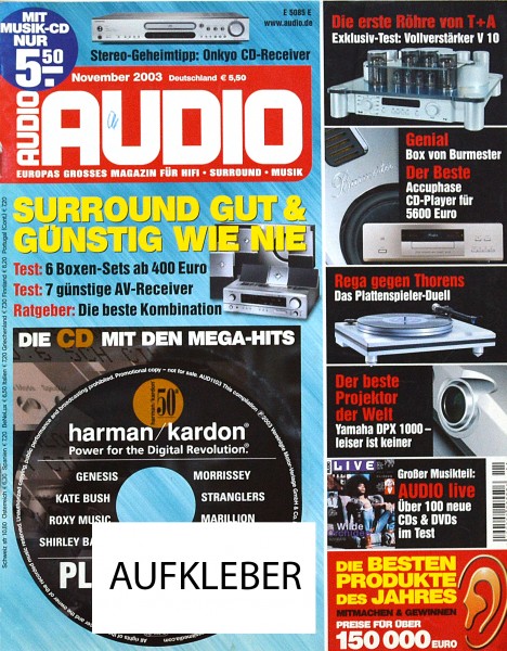 Audio 11/2003 Zeitschrift