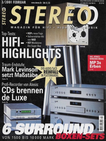 Stereo 2/2001 Zeitschrift