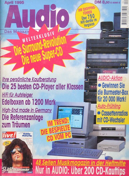 Audio 4/1995 Zeitschrift