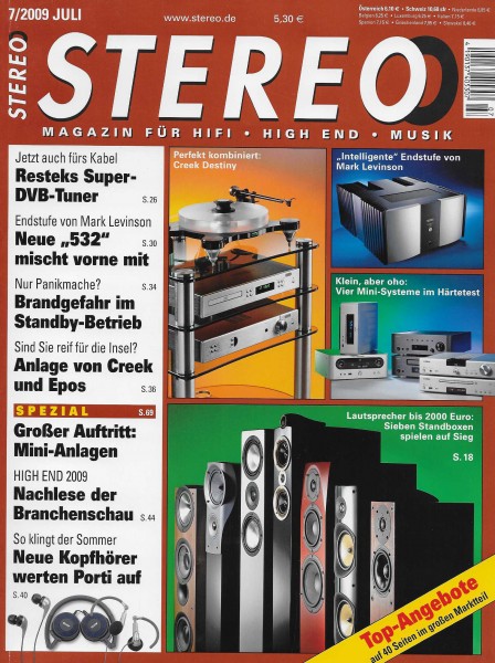 Stereo 7/2009 Zeitschrift