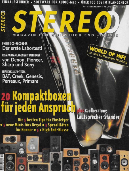 Stereo 12/1997 Zeitschrift