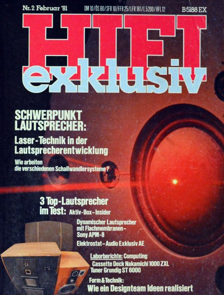 Hifi Exklusiv 2/1981 Zeitschrift