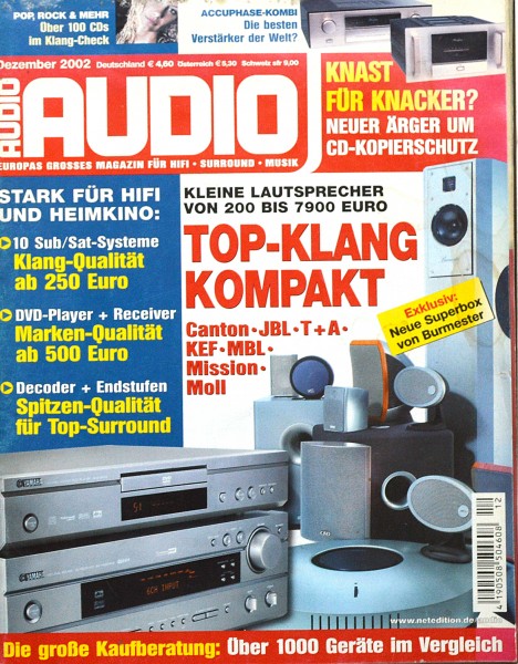 Audio 12/2002 Zeitschrift