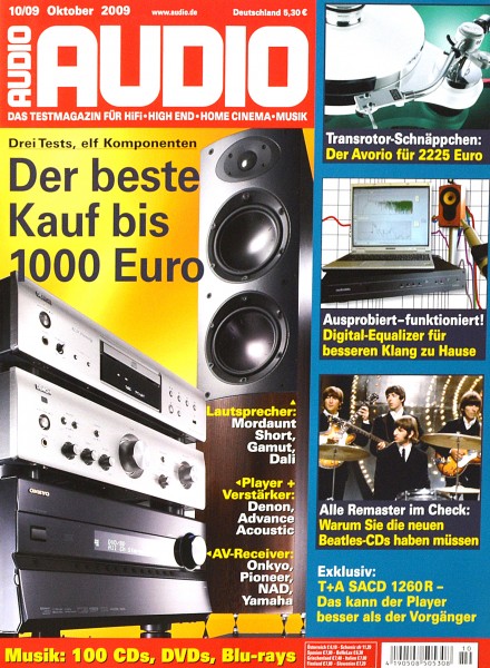 Audio 10/2009 Zeitschrift