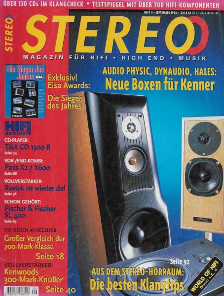 Stereo 9/1998 Zeitschrift