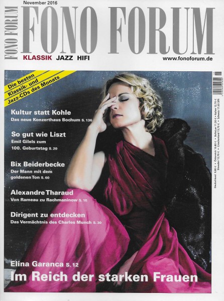 Fono Forum 11/2016 Cover