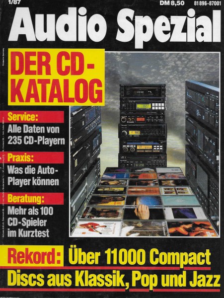Audio Spezial 1/1987 Cover