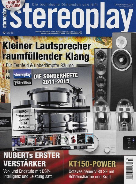 Stereoplay 10/2015 Cover