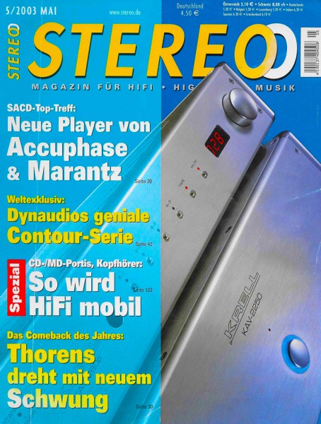 Stereo 5/2003 Zeitschrift